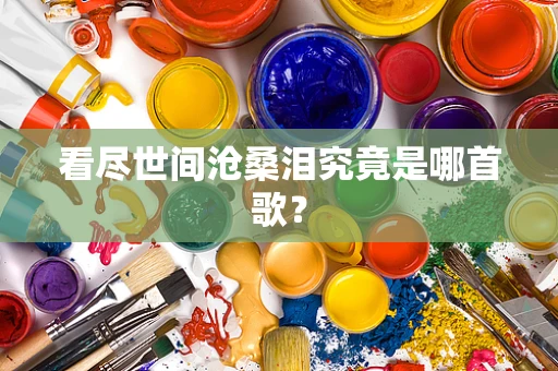 看尽世间沧桑泪究竟是哪首歌？