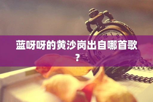 蓝呀呀的黄沙岗出自哪首歌？