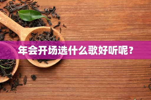 年会开场选什么歌好听呢？