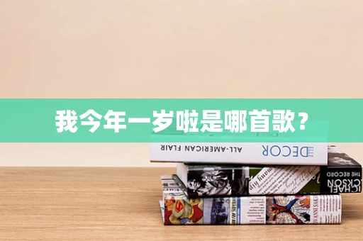 我今年一岁啦是哪首歌？