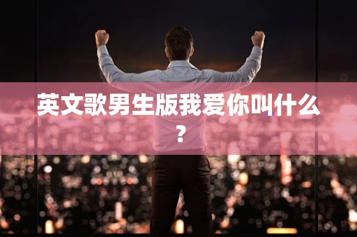 英文歌男生版我爱你叫什么？