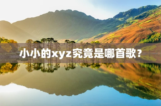 小小的xyz究竟是哪首歌？