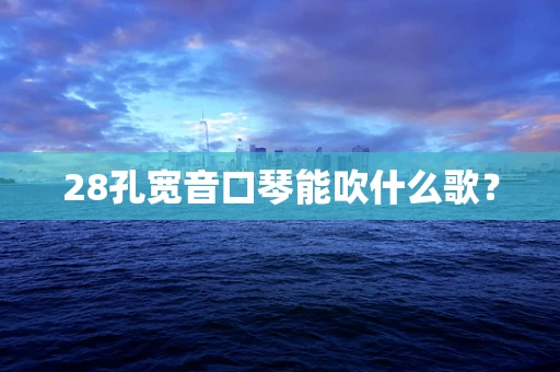 28孔宽音口琴能吹什么歌？