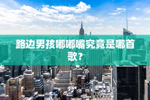 路边男孩嘟嘟嘴究竟是哪首歌？