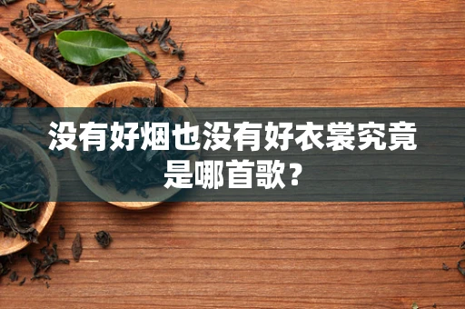 没有好烟也没有好衣裳究竟是哪首歌？