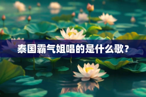 泰国霸气姐唱的是什么歌？