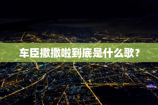 车臣撒撒啦到底是什么歌？