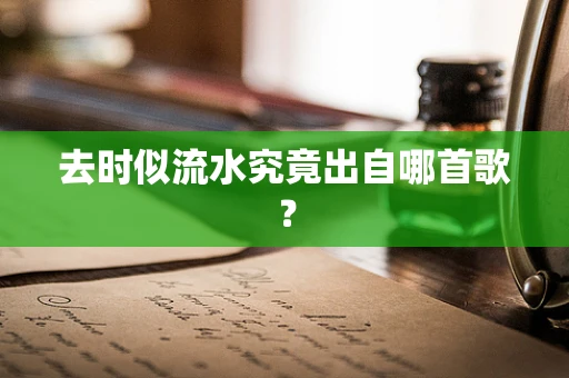 去时似流水究竟出自哪首歌？