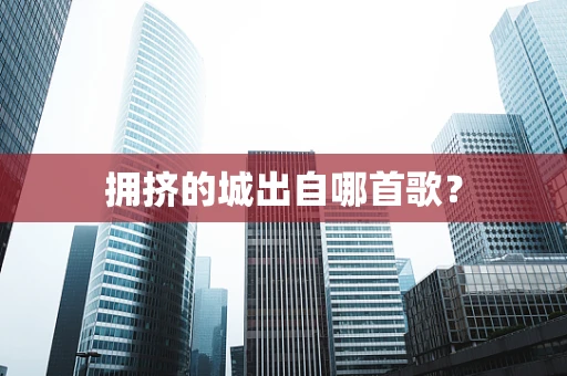 拥挤的城出自哪首歌？