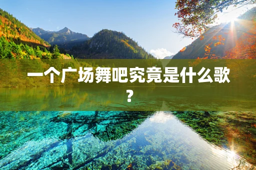 一个广场舞吧究竟是什么歌？