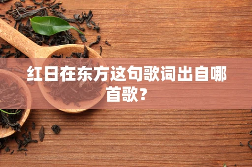 红日在东方这句歌词出自哪首歌？