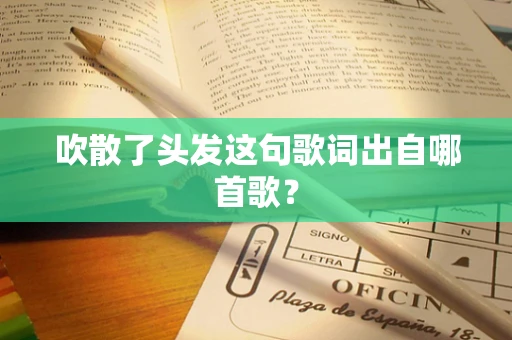 吹散了头发这句歌词出自哪首歌？