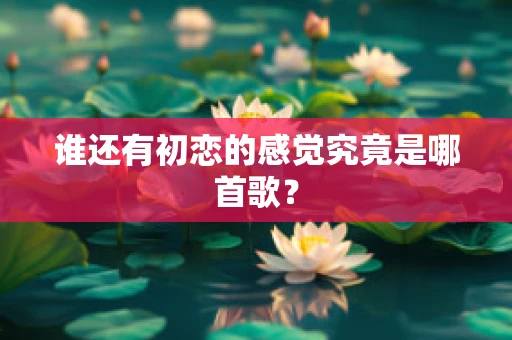 谁还有初恋的感觉究竟是哪首歌？