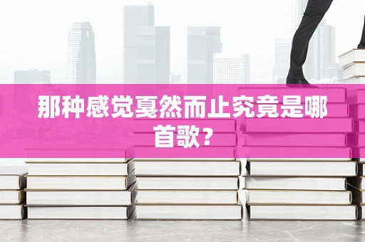 那种感觉戛然而止究竟是哪首歌？