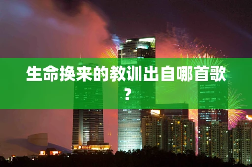 生命换来的教训出自哪首歌？