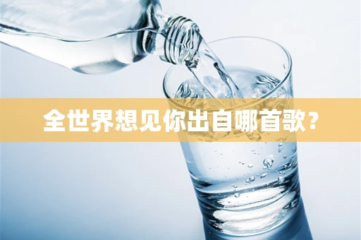 全世界想见你出自哪首歌？