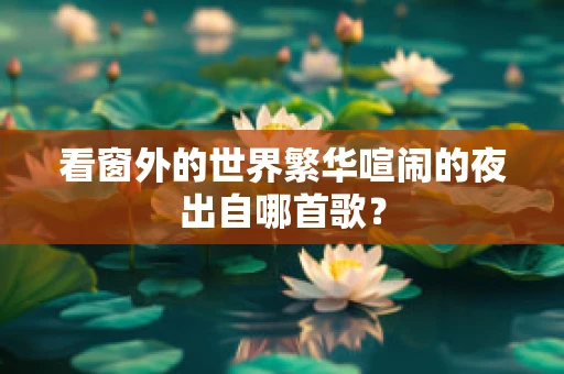 看窗外的世界繁华喧闹的夜出自哪首歌？