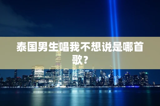 泰国男生唱我不想说是哪首歌？