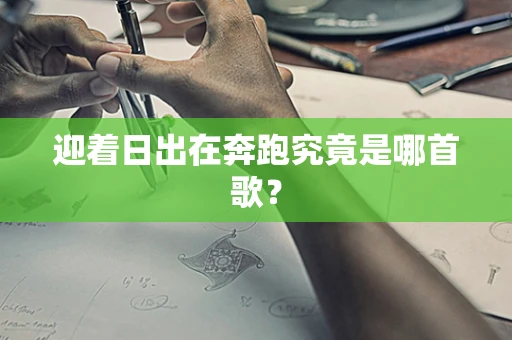 迎着日出在奔跑究竟是哪首歌？