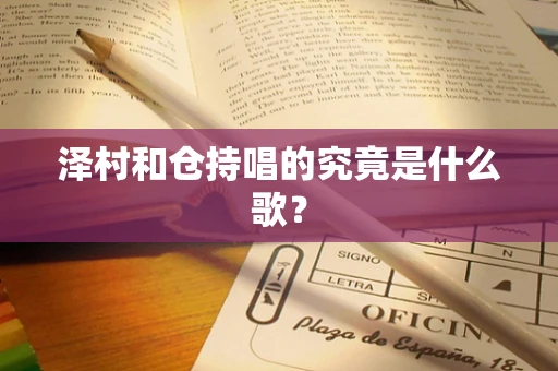 泽村和仓持唱的究竟是什么歌？
