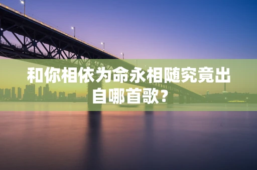 和你相依为命永相随究竟出自哪首歌？