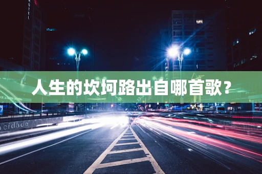 人生的坎坷路出自哪首歌？