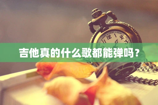 吉他真的什么歌都能弹吗？