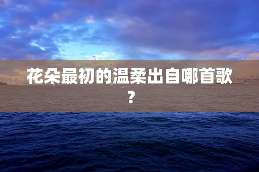花朵最初的温柔出自哪首歌？