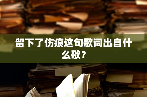 留下了伤痕这句歌词出自什么歌？