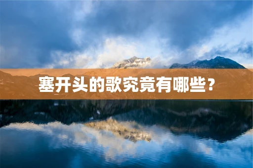 塞开头的歌究竟有哪些？