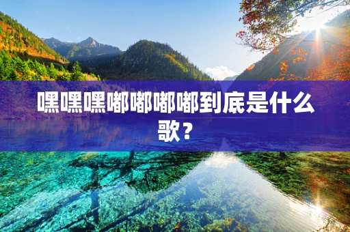 嘿嘿嘿嘟嘟嘟嘟到底是什么歌？