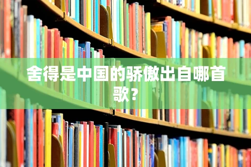 舍得是中国的骄傲出自哪首歌？