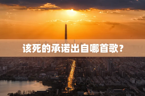 该死的承诺出自哪首歌？
