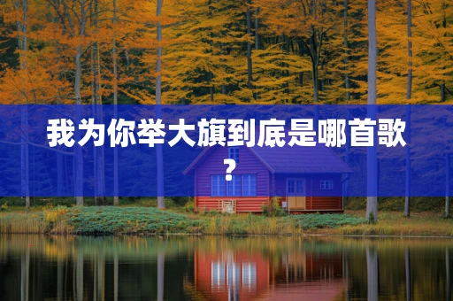 我为你举大旗到底是哪首歌？