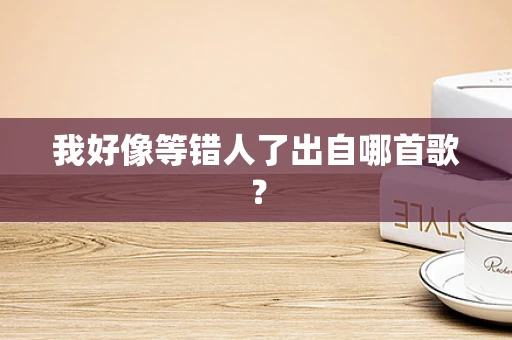 我好像等错人了出自哪首歌？