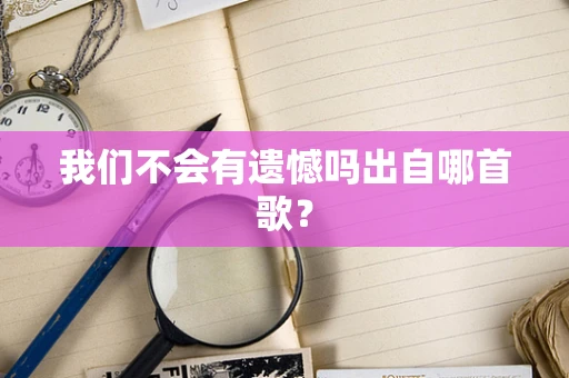我们不会有遗憾吗出自哪首歌？