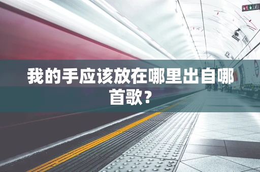 我的手应该放在哪里出自哪首歌？