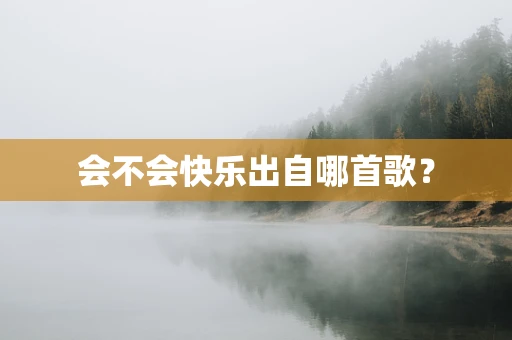 会不会快乐出自哪首歌？