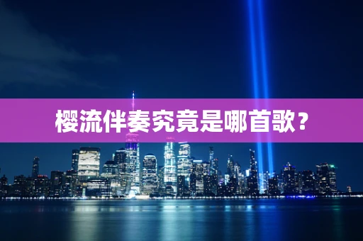 樱流伴奏究竟是哪首歌？
