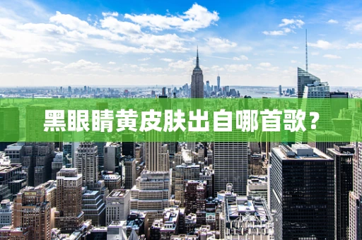 黑眼睛黄皮肤出自哪首歌？
