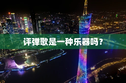 评弹歌是一种乐器吗？