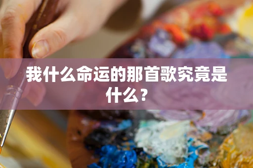 我什么命运的那首歌究竟是什么？