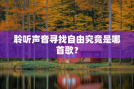 聆听声音寻找自由究竟是哪首歌？