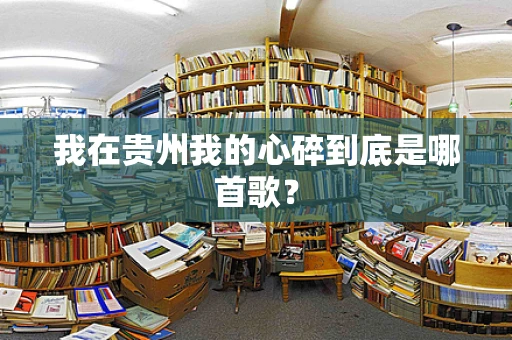 我在贵州我的心碎到底是哪首歌？