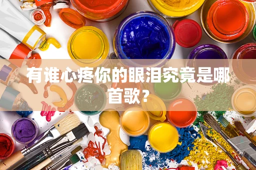 有谁心疼你的眼泪究竟是哪首歌？