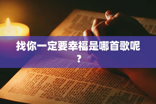 找你一定要幸福是哪首歌呢？