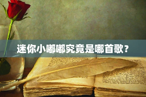 迷你小嘟嘟究竟是哪首歌？