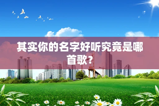 其实你的名字好听究竟是哪首歌？