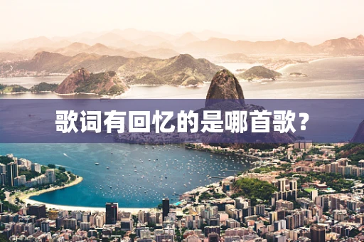 歌词有回忆的是哪首歌？