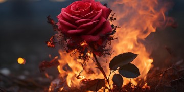 红玫瑰在燃烧究竟是哪首歌？